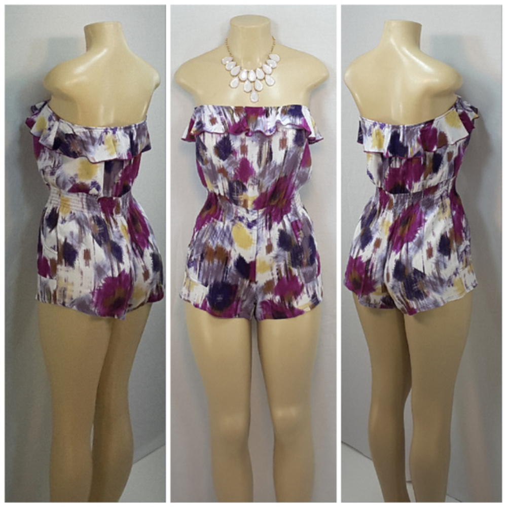 FOREVER 21, Strapless Romper, size Small - Picture 4 of 8